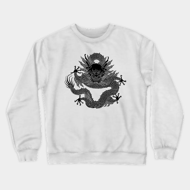 Dragon Crewneck Sweatshirt by cutequokka